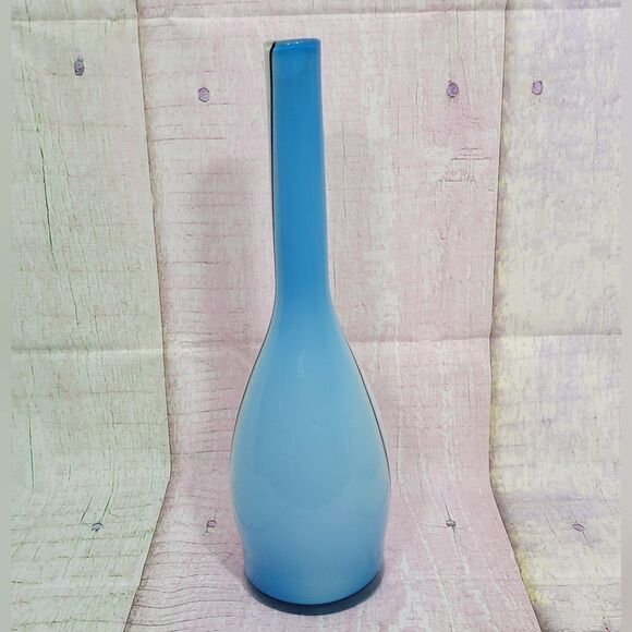 Blue and White Modern Contemporary Vase - Picture 3 of 9